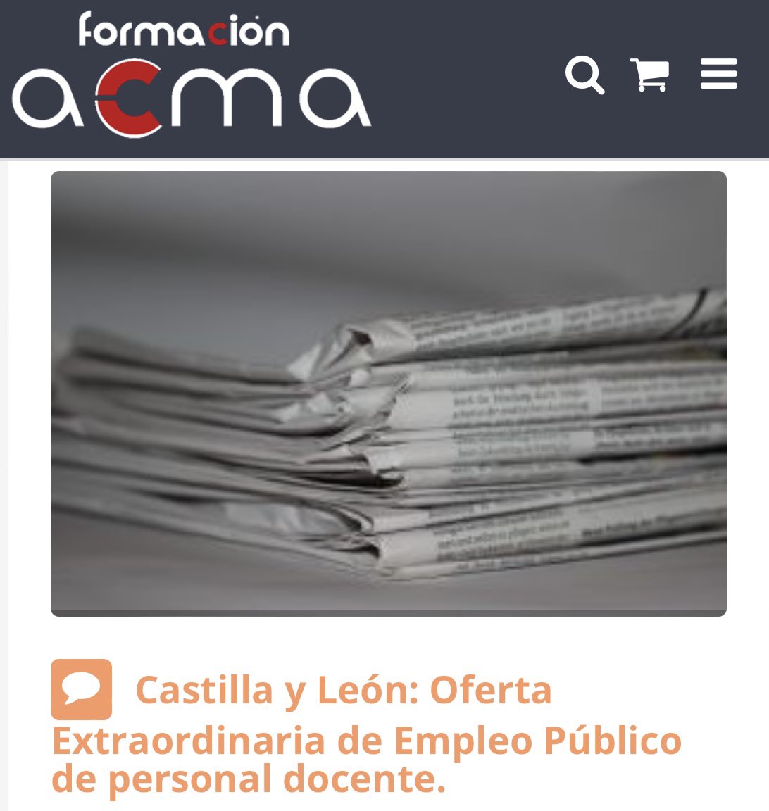 AcmaDocentes's tweet photo. Oferta Extraordinaria de Empleo Público de personal docente.

🎓Nº total de plazas: 1324 plazas.

🗞 Publicación: BOCyL nº101, 27 de mayo de 2022

🖥 Consulta la noticia completa en la web: https://t.co/gFLJSBqfuf 

#ope #docentes #castillayleon https://t.co/6xRJZncSLu
