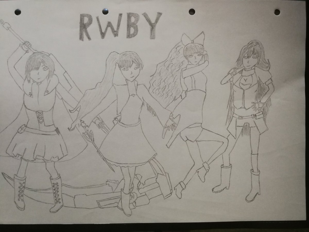 EricAprilactor's tweet photo. Today it's a drawing of the full team RWBY, the best team of one of my favorite anime RWBY !! 😍😍
.
.
.
#masonewingcorp #masonewing #magison #babymadison #madisoncolor #epp #madisonchannel #madisonpark #jonathanland #lesaventuresdemadison #babymadisonfunrace https://t.co/wautj2zVgx