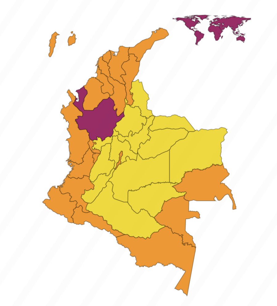 rectormoreno's tweet photo. Cómo se sacan 6 millones de votos en los departamentos menos poblados y con menor censo electoral??? Si señores, corrupción de la @Registraduria https://t.co/HyMoe7aUuN
