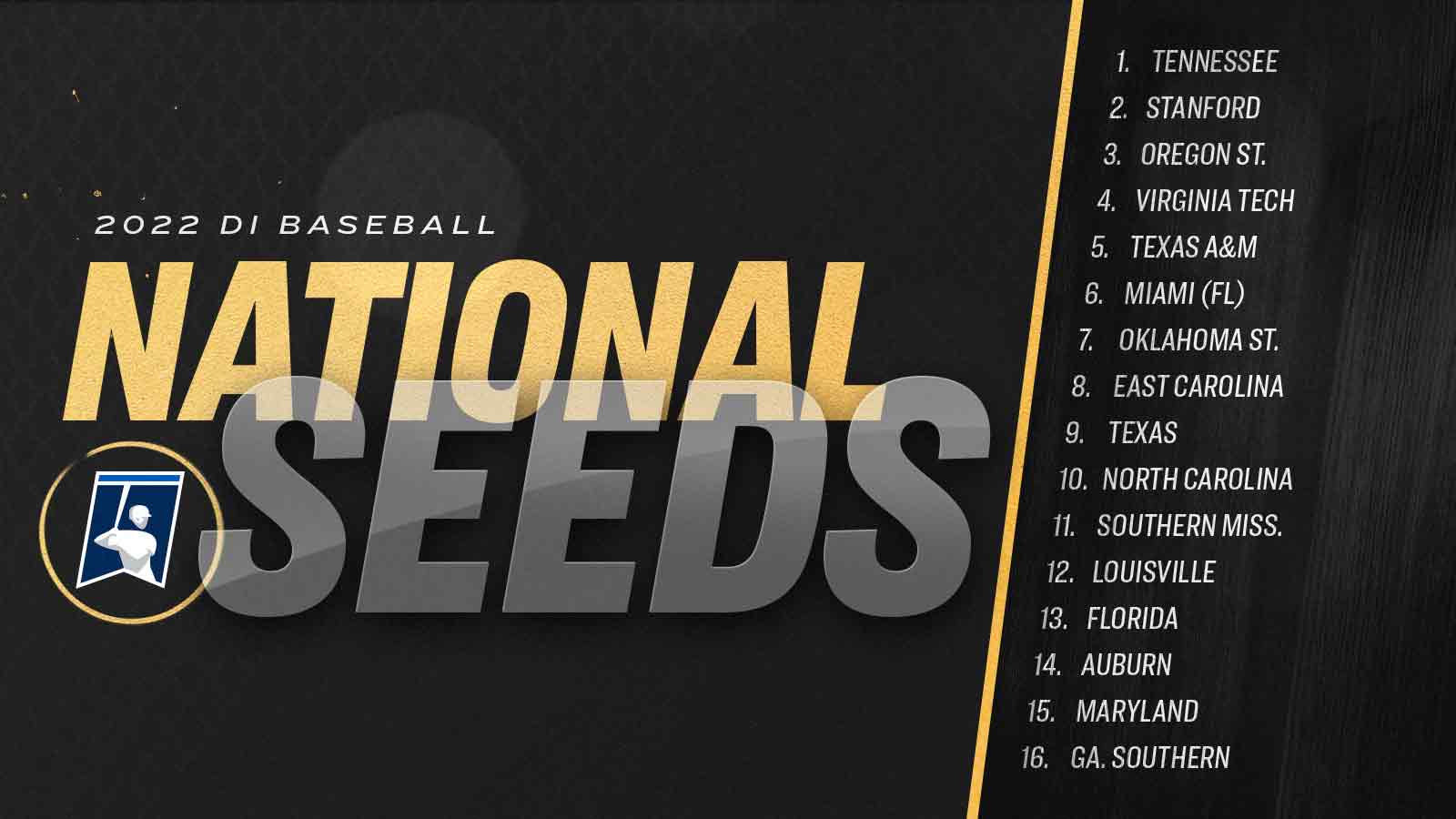 NCAA Baseball on Twitter "The 2022 National Seeds! 👀 RoadToOmaha