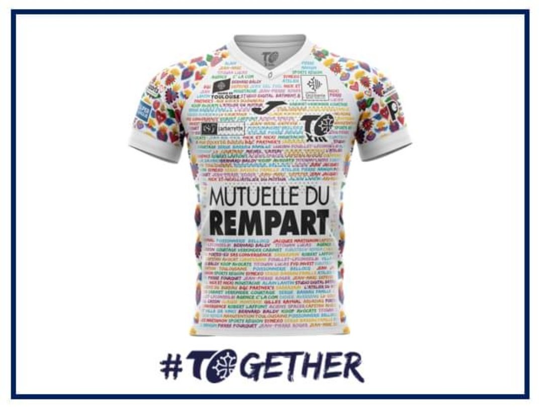 Collectors' item right here.... Toulouse Olympique will wear a special one-off shirt on Saturday for their home <a href="/SuperLeague/">Betfred Super League</a> game against champions <a href="/Saints1890/">St.Helens R.F.C.</a>.
The shirt contains the names of sponsors and fans who have given financial support to the club.
💜🇨🇵🏉