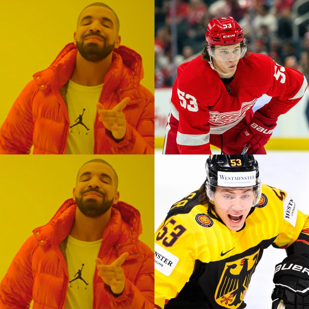 RinkRatSociety's tweet photo. Seider Supremacy! 😤🐀

#CANvsGER #IIFH #RinkRats https://t.co/SeOSxck0Ic