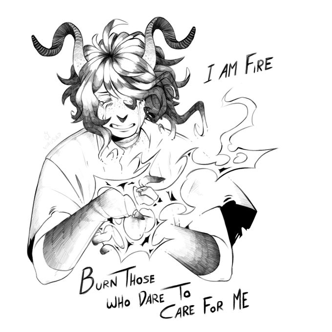 I love Mili's key version of Iron Lotus, GOd

#dnd #dndart #tiefling 