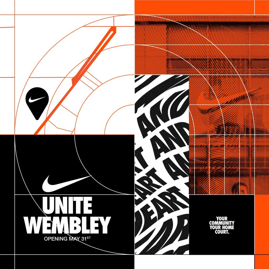 Proud to announce we are partnering with the new @Nike Unite Wembley! 🤝🧡 Come find us tomorrow for the big expansion opening @londonoutlet! 🐂🏀 Your community. Your home court #SwooshLife