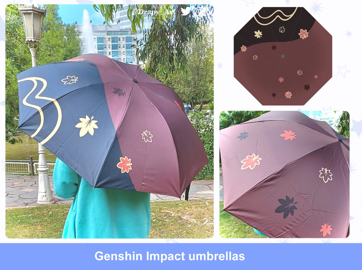 Drapy_Art's tweet photo. ✨Rts appreciated!✨
My new Genshin Impact umbrellas are now available!
✨Each one comes with a cover
✨Limited units of each design
⬇️Link and more designs below!⬇️
#genshinimpact #原神 https://t.co/rijV50o9qP