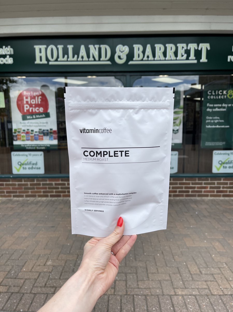 VitCoffee's tweet image. Vitamin Coffee is now available in Holland &amp;amp; Barrett in-store and online! ☕️ 

We are so thrilled about this, and love that #HollandandBarrett enjoy the product as much as we do! You can now purchase your favourite #coffee from one of the 641 stores local to you!