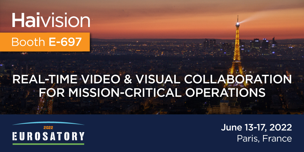 We’ll be at #Eurosatory with our partner <a href="/AEC_Skyline/">AEC Skyline</a> at booth E-697 showcasing Haivision’s real-time video and visual collaboration solutions for mission-critical operations. Register now: bit.ly/3wH6N8f