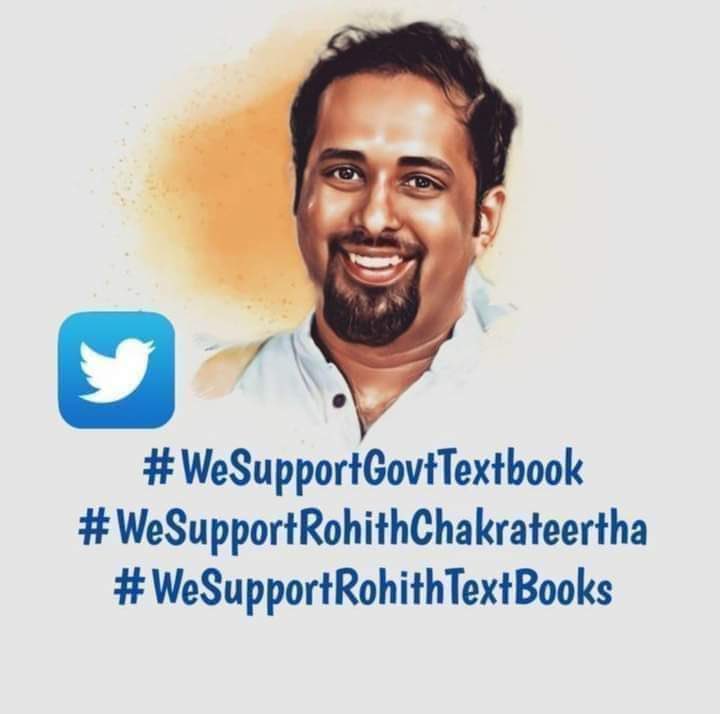 bro_hindu's tweet image. #WeSupportGovTextbook 
#WeSupportRohitChakrateertha 
#WeSupportRohitTextbooks 

Rohit Chakrateertha is rewriting the history of Sanatan Dharma in Karnataka school text books 🙏