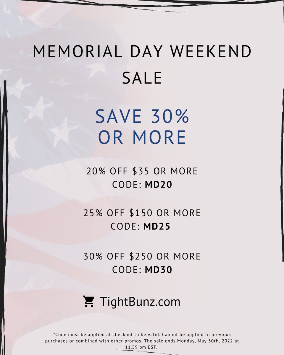 shoptightbunz's tweet photo. Final hours of our Memorial Day Weekend Sale! https://t.co/tCHkYDSr74 https://t.co/OW6n4SBjma