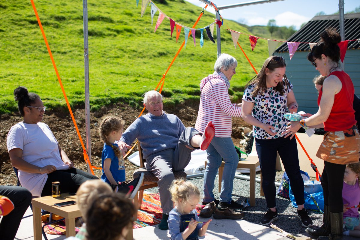 A super Family Fun Day on Saturday! Islanders, their family &amp; friends loved the bouncy castle, rodeo bull, mural project and music from the new Oban Drumming group, DJ David and the Etive Ceilidh Band! Huge thanks to <a href="/TNLComFund/">The National Lottery Community Fund</a> for support