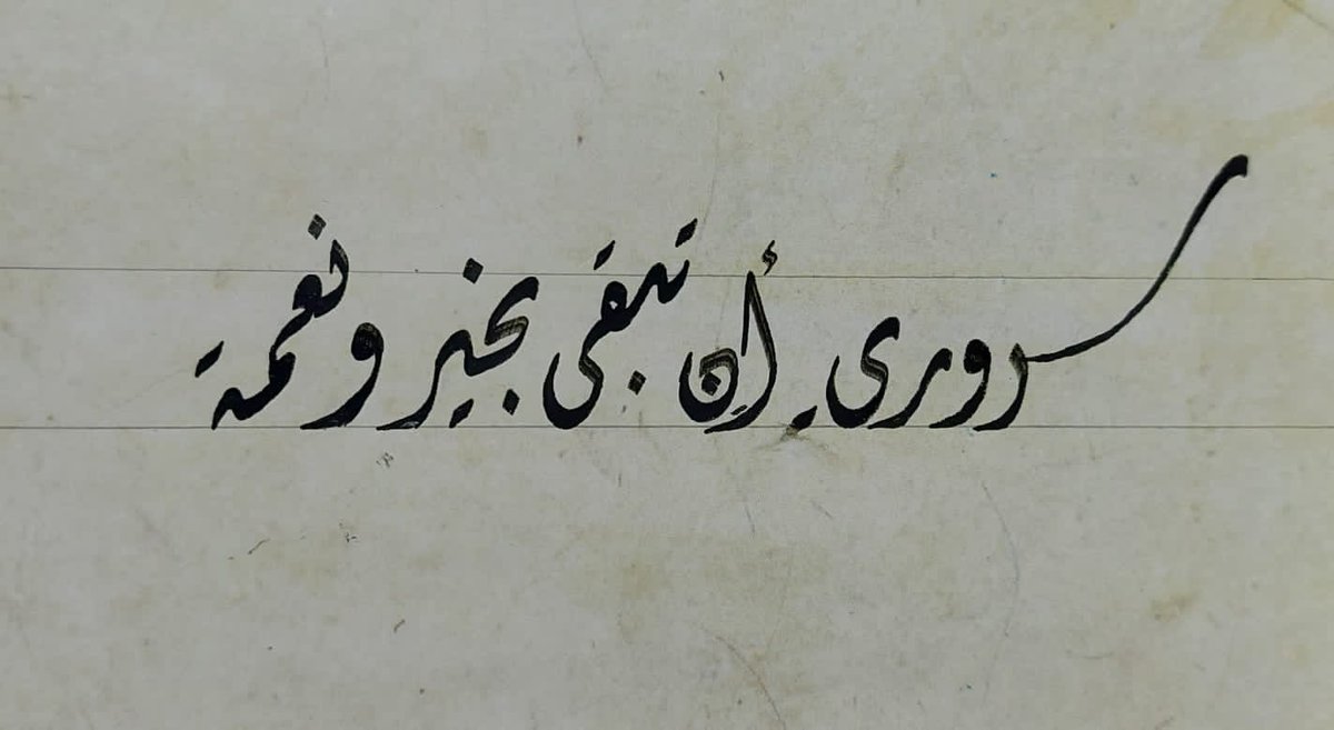 سروريَ أن تبقى بخيرٍ ونعمةٍ 
وإني من الدنيا بذلك قانعُ

فما الحبُّ إن ضاعفته لك باطلٌ
ولا الدمعُ إن أفنيته فيكَ ضائعُ

- بهاء الدين زهير. ❤
وبعض الشخبطة. :)