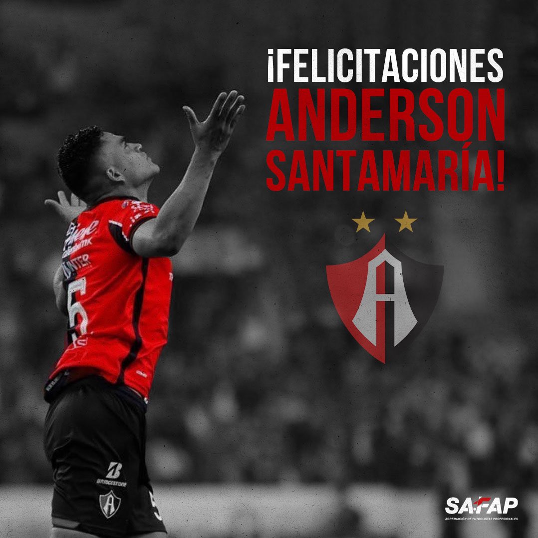 SafapPeru's tweet photo. Anderson Santamaría campeonó junto a su equipo Atlas en México, venciendo 3-2 al Pachuca y llevándose el título de campeón del torneo Clausura 2022 de Liga MX 🏆.

👏Felicitaciones Anderson por este gran logro.

#safap #andersonsantamaria #atlas #atlasmx #mexico #peru #ligamx https://t.co/UzgJjtYmsK