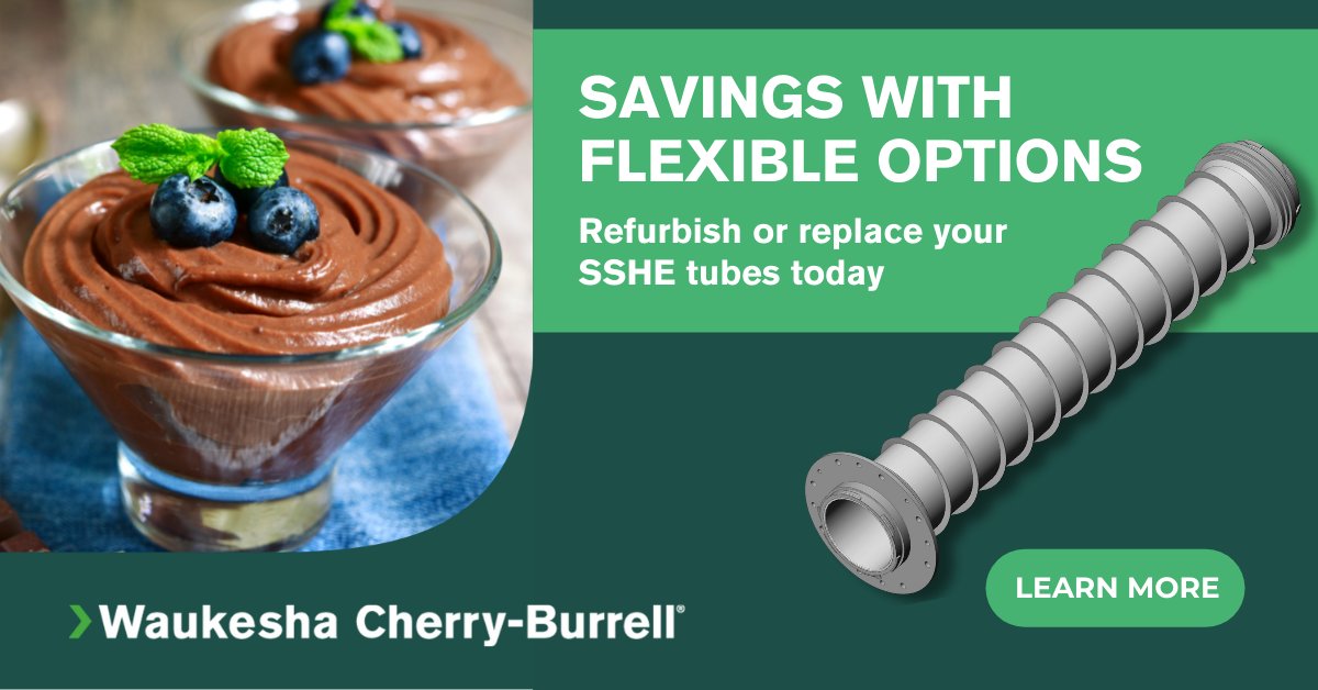 SPXFLOW's tweet photo. Whether you’ve got time to spare or can’t wait to get your hands on a new #scrapedsurfaceheatexchanger tube, #WCB has solutions. Our flexible, ready-to-ship tube program both replaces and refurbishes #sshe tubes, with spares provided in the interim: https://t.co/xGH5IEQyeu https://t.co/VH0DcmT5MT