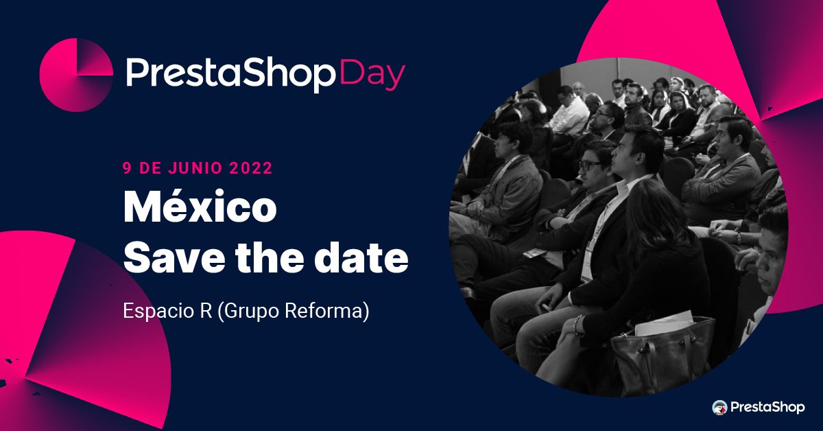 💥¡Vuelve el <a href="/PrestaShop/">PrestaShop</a> Day en México! 🇲🇽
El próximo 9 de junio del 2022, estaré participando en la 2º edición de #PSDmexicoCity
Uno de los eventos imprescindibles para la comunidad eCommerce de México. ¿Te lo vas a perder? 🤯
MÁS INFO: events.prestashop.com/prestashop-day…