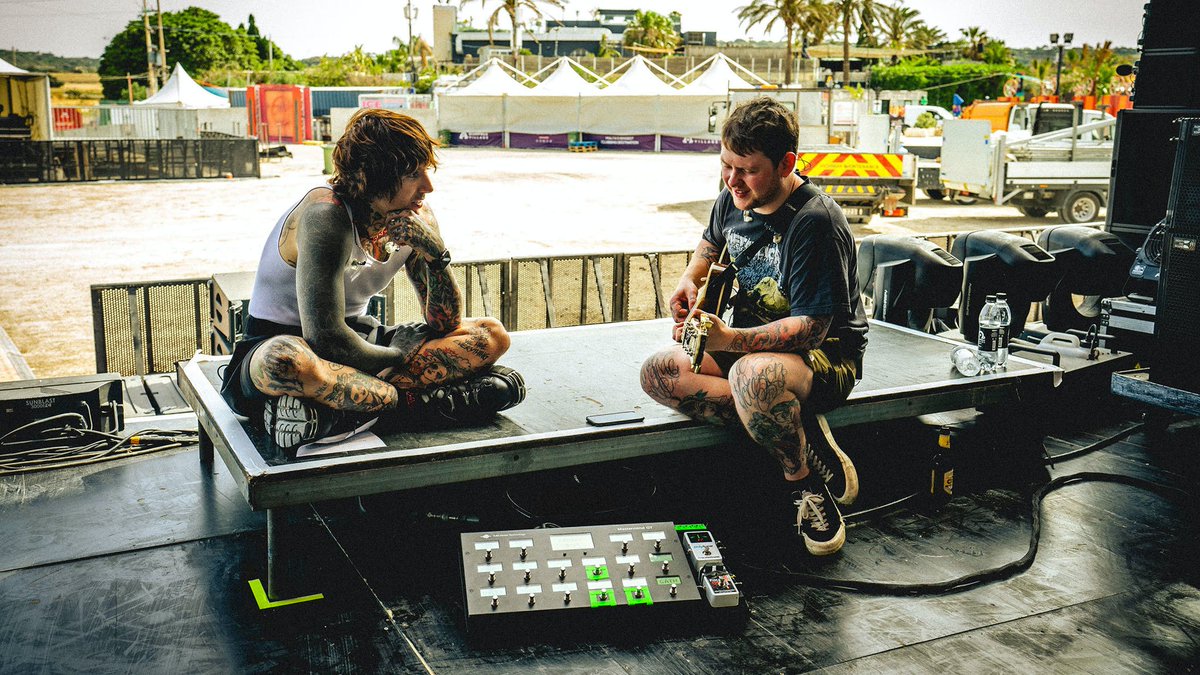 KerrangMagazine's tweet photo. 7 things we learned at Bring Me The Horizon’s incredible Malta weekender 🩸☀️ https://t.co/6ai8WncSsx https://t.co/WcytUmrUWU