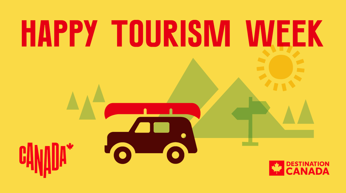 DestinationCAN's tweet photo. This week is Tourism Week! We are thrilled to be celebrating this incredible industry and the people who choose to dedicate their careers to tourism. #TourismWeekCanada2022 https://t.co/4sCHddUSyu