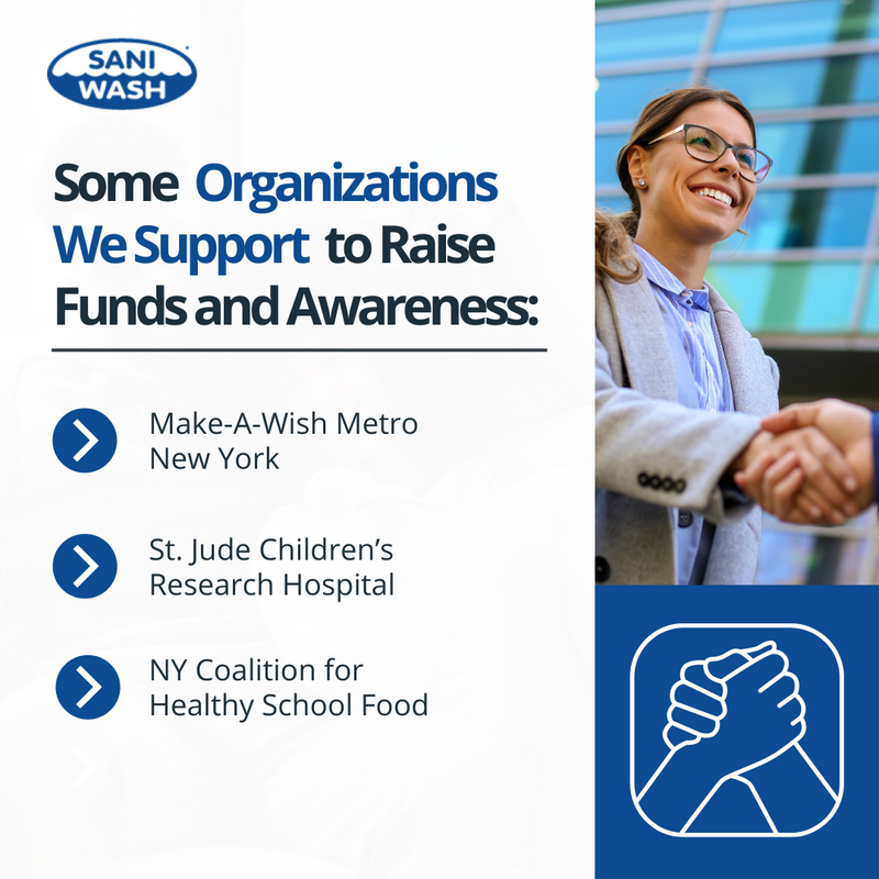 💜 Sani Wash is wholeheartedly committed to raising funds and awareness for those in need. 

If you would like to get involved, please contact us.
🔗 saniwash.com/contact/