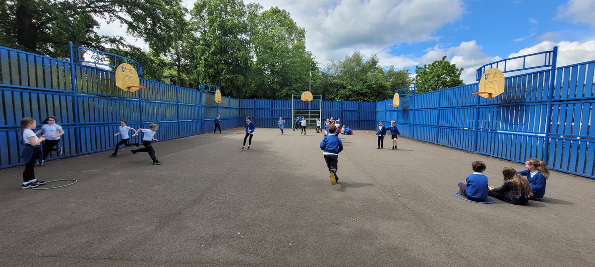 For PE we played Spiders and Flies, this was new to us but we quickly learned the rules and how to avoid getting captured!