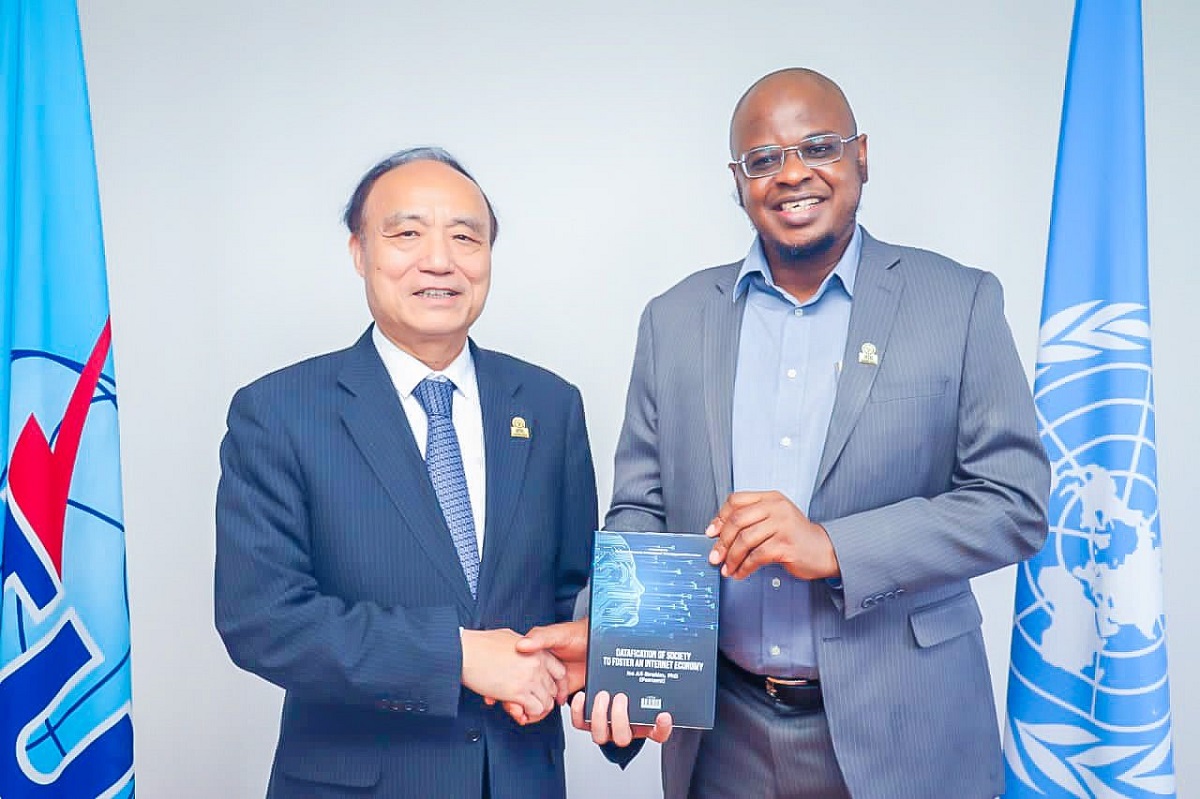 TecheconomyNG's tweet photo. @ProfIsaPantami Chairs @WSISprocess Summit 2022, Says His Appointment a Win for Africa
Houlin Zhao, Secretary General of @ITU enlists Minister’s support for engagement of sectors in the #WSISProcess, commends achievements
https://t.co/fq0TqsVwei
@TechEconomyNG
@UwaSuleiman https://t.co/0KlHyZtJuf