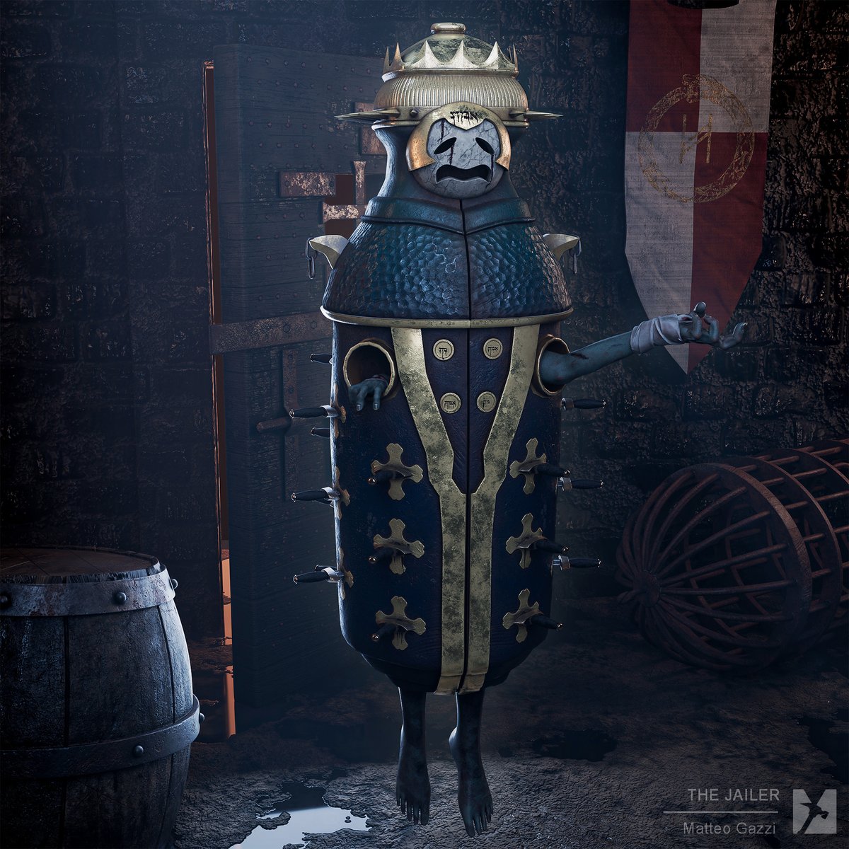 MatteoGazzi4's tweet photo. Shagis - The Jailer by Matteo Gazzi https://t.co/9F0HXOWHKG
#3d #3dcorner #modeling
#maya #substancepainter
#zbrush #conceptart #3dart https://t.co/lacQVELCH9