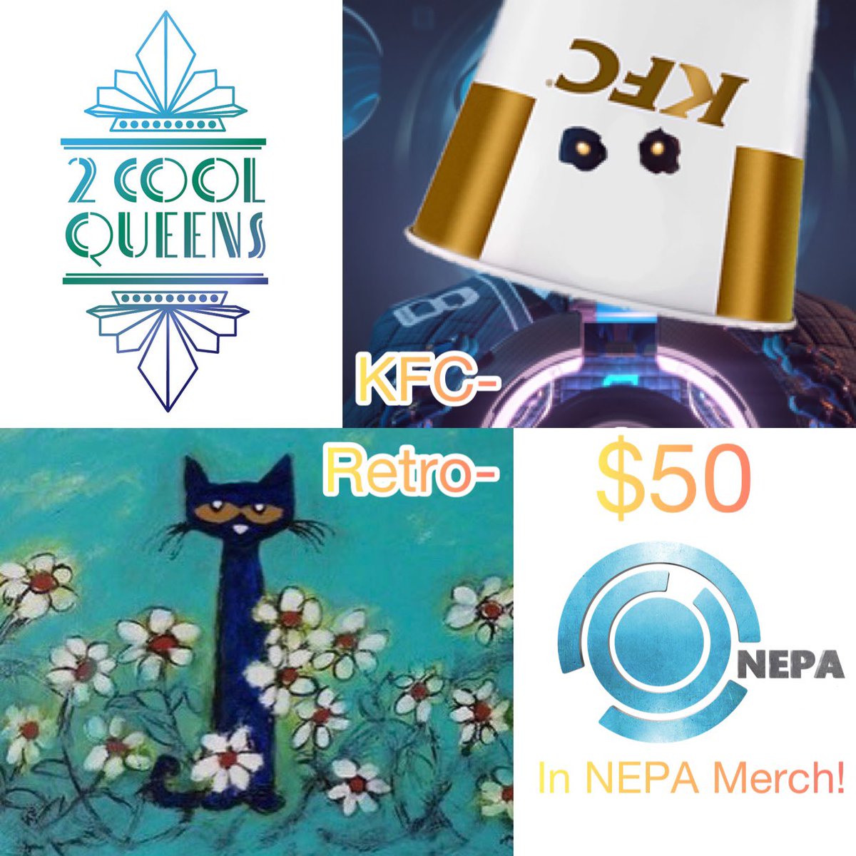 930pmEDT: Two guests from newest addition to the @nepatvofficial Pro Series from The New England Stack: Captain: KFC- and 1 of 4 people promoted in PS2 Retro-. Our giveaway is $50 in YOUR choice of NEPA merch! Bring your channel points for redemption! 
twitch.tv/viridis_media