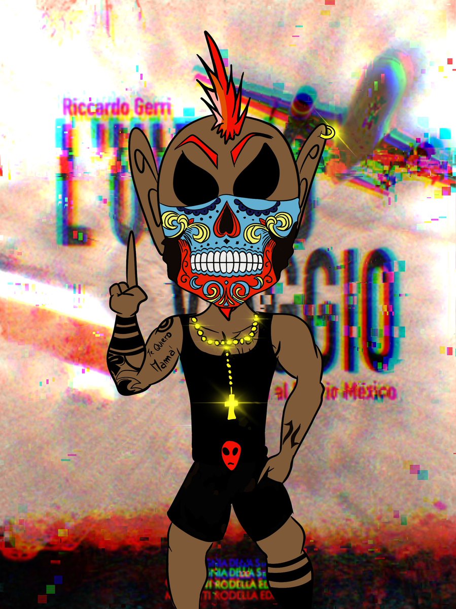 Lammar89's tweet photo. Lucky eleven Alien. For my writer friend @GerriRiccardo. #NFTCommunity #nftfam #nftcollector #NFTdrops #nftopensea #ultimoviaggio #barrio #mexico #Procreate #bestseller #OpenSeaNFT #opensea #TwitterFamily https://t.co/StZlqpWajc