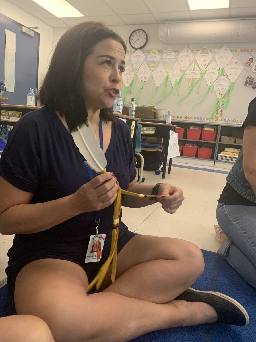 Thank you Ms Heather for teaching us about Indigenous Sharing Circles. We learned how share and how to listen in a safe place.  ⁦<a href="/ocsbindigenous/">OCSB Indigenous Ed</a>⁩