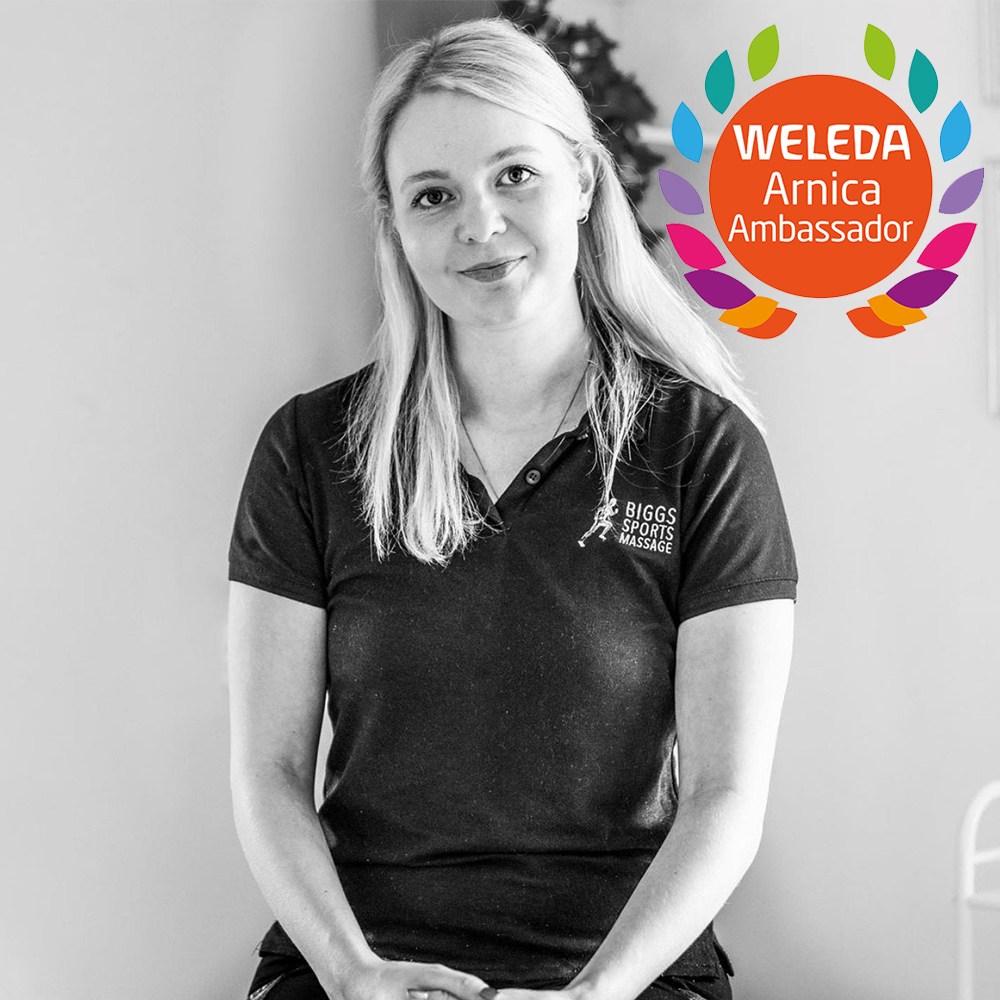 We are so thrilled to welcome our latest #ArnicaAmbassador Eleanor Biggs @biggssportsmassage on board, a massage Therapist. She is a big fan of Weleda and has been using our Arnica Massage Balm with great success in her clinic.