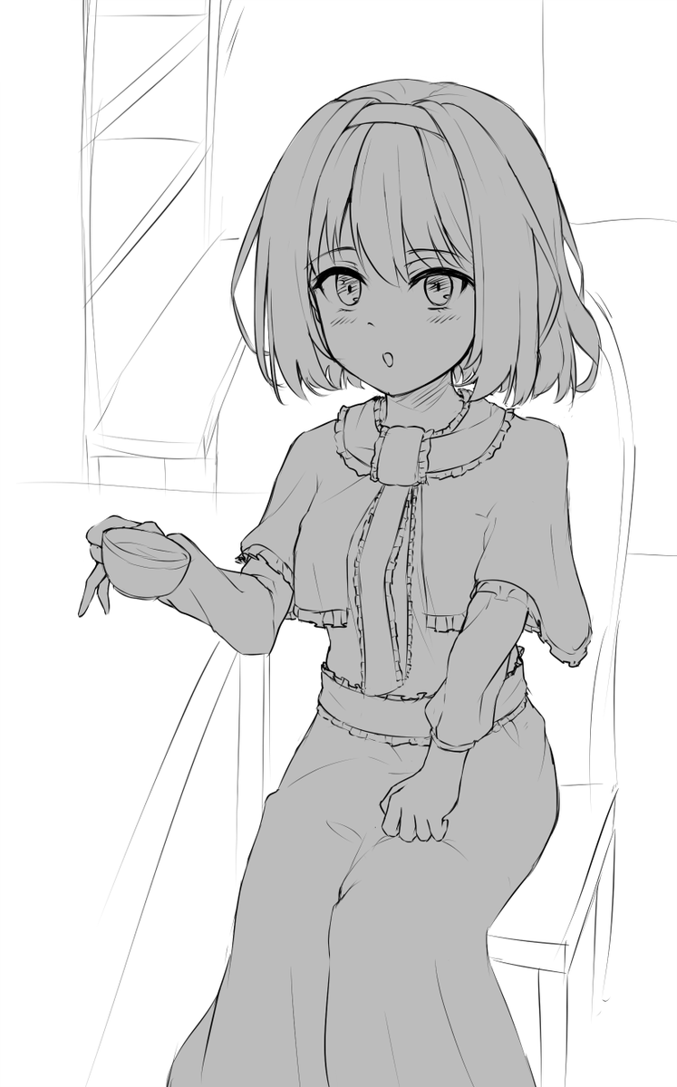 下描きアリスさん 