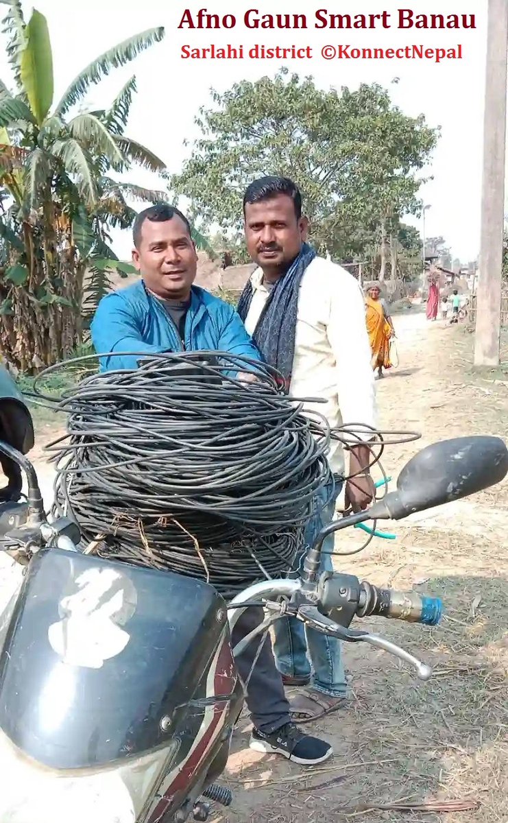 teklimbu's tweet photo. Good morning Nepal. We are getting ready to go to work.
#FiberToTheVillage  #KonnectNepal https://t.co/3y2HBRzg77