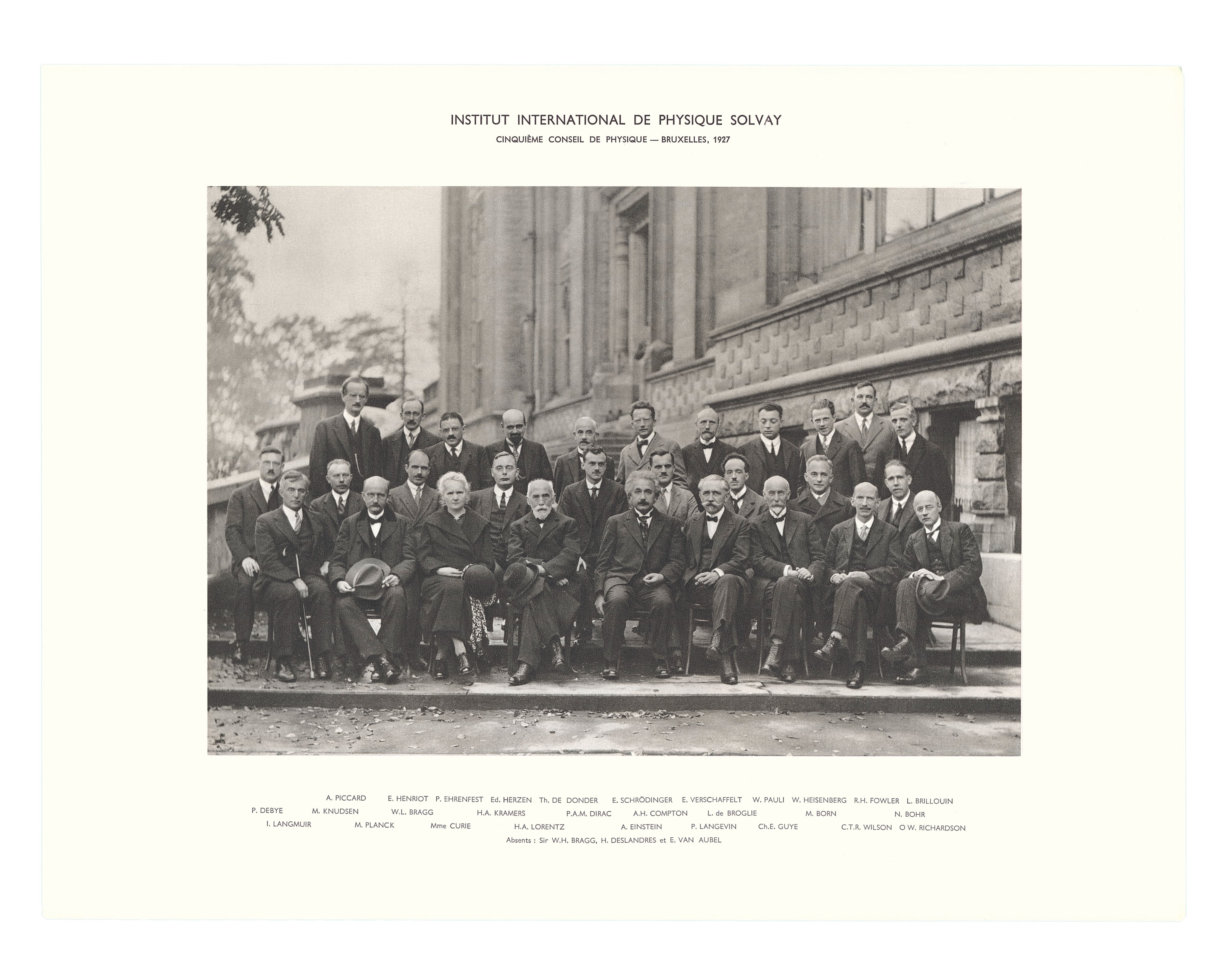 Cefic On Twitter: 📷The Iconic Picture Made In 1927 During The #Solvay  International Conference On #Electrons And #Photons. This World-Famous  Photo Shows The Prime Of The Scientific Leadership Of That Time. 👇