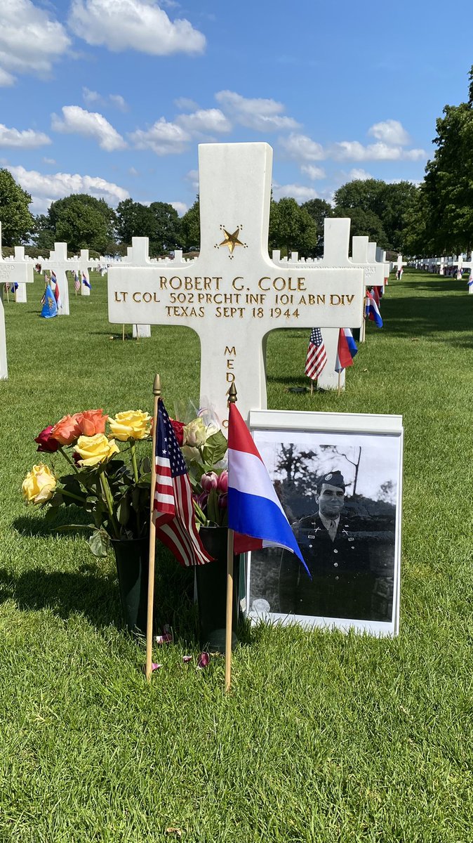 Lt.Col Robert Cole MOH. 

#101stairborne #101stairbornedivision #ww2 #ww2history #medalofhonor #medalofhonorrecipient #MemorialDay2022