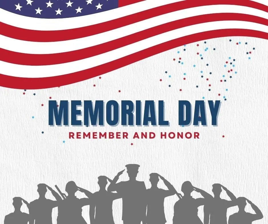 Honoring our nation’s heroes on Memorial Day! Thank you for your service.