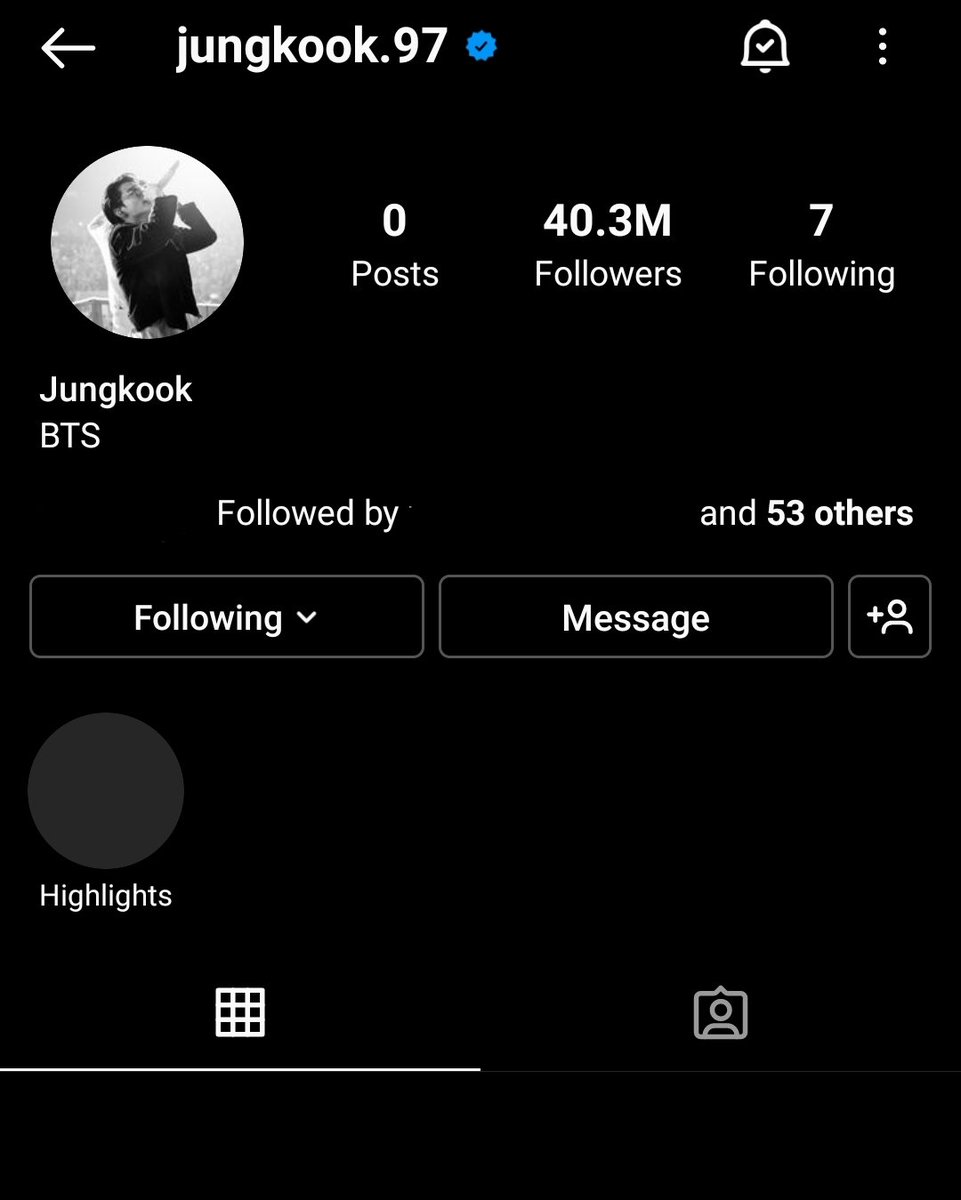 TheTKGlobal's tweet photo. 📑| Jungkook (jungkook.97) has archived/deleted all his updates including posts &amp; highlights from his Instagram account. https://t.co/TEACwl258A