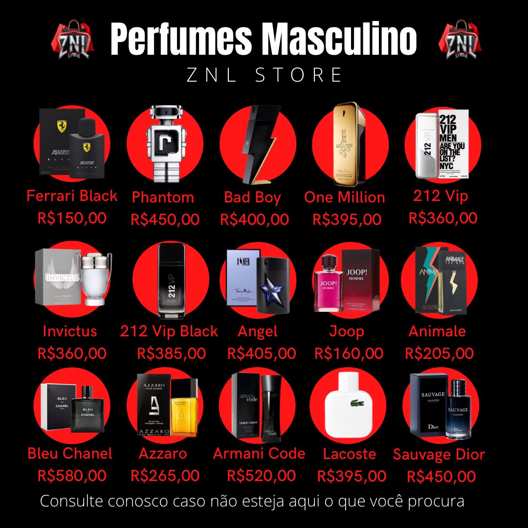 Andradeh_98's tweet image. boa pessoal, quem quiser perfumes tanto feminino e masculino, consigo de diversos modelos e marcas e todos, sem excessão é 100% original
pra quem namora, tá aí um bom presente de dia dos namorados que tá chegando…
sigam o instagram @znlstore_

QUEM PUDER FORTALECER AI, DA RT ❤️