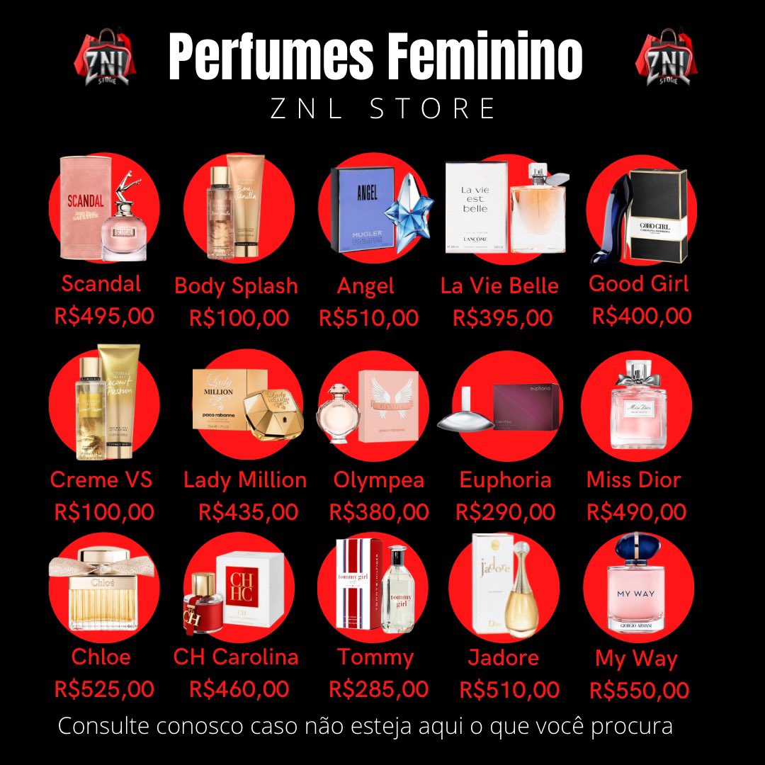 Andradeh_98's tweet image. boa pessoal, quem quiser perfumes tanto feminino e masculino, consigo de diversos modelos e marcas e todos, sem excessão é 100% original
pra quem namora, tá aí um bom presente de dia dos namorados que tá chegando…
sigam o instagram @znlstore_

QUEM PUDER FORTALECER AI, DA RT ❤️