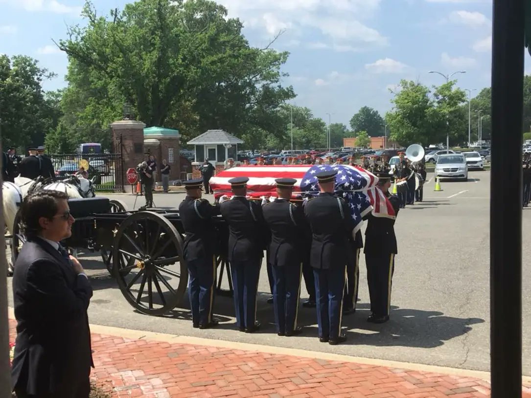 SeanBaum41's tweet photo. In 2019, my family got news that my great grandfather had remains found in caves in Korea and was buried in Arlington. This day is for those who have sacrificed their lives so that we can do what we do on a date to day basis. https://t.co/q2lS6IQ8BK