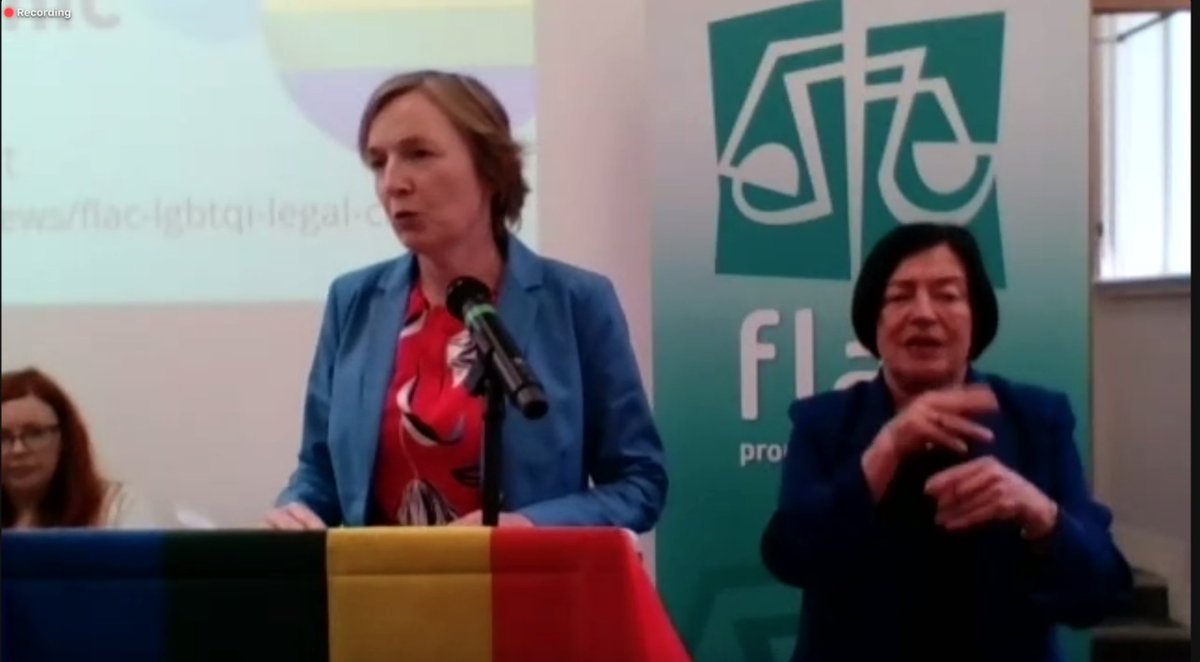The LGBTQI+ community faces very high levels of discrimination and as a result, there is a substantial unmet legal need.

It's great to see <a href="/flacireland/">FLAC</a> launch a new LGBTQI+ legal clinic to help tackle this with funding from @dcediy