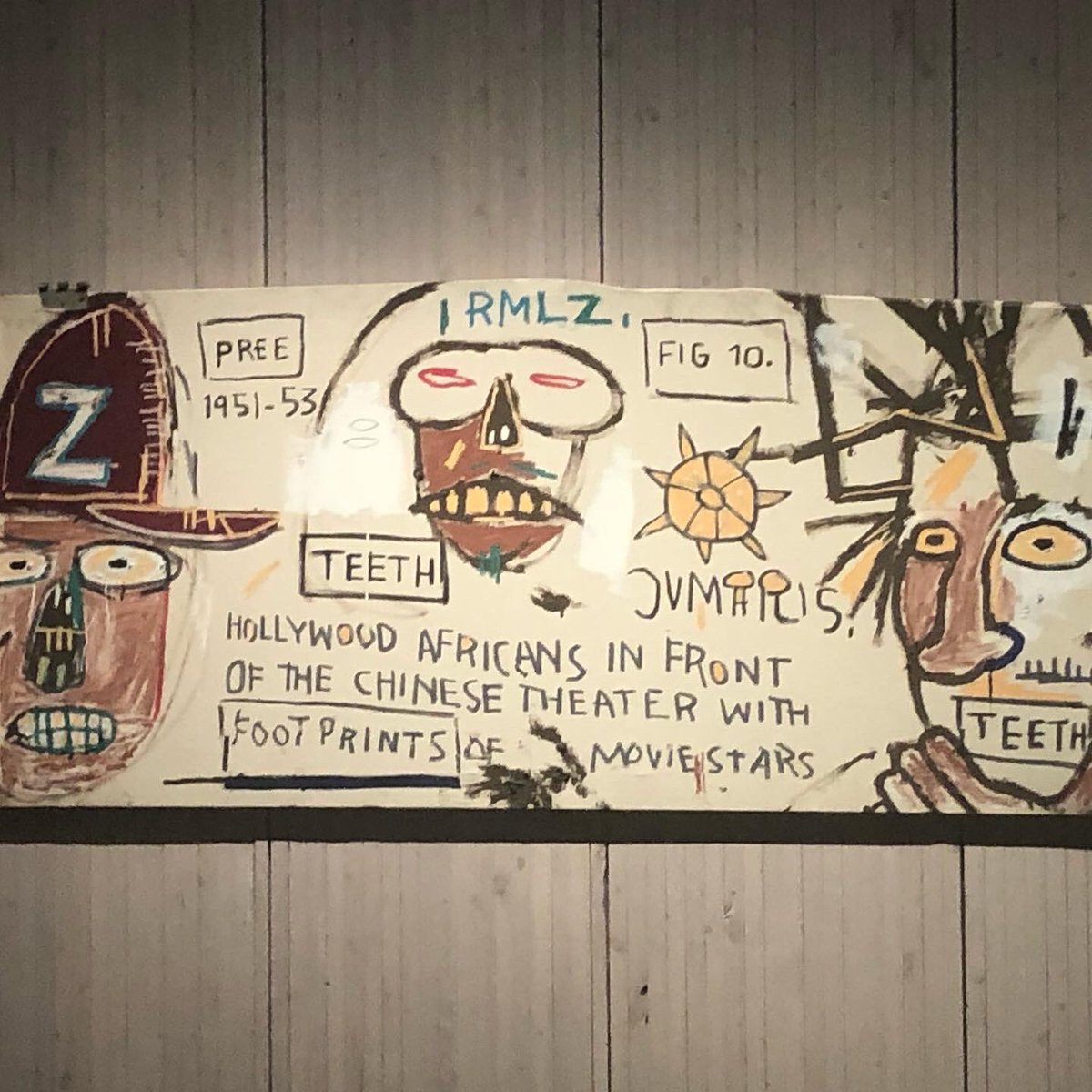 YusufSWilson's tweet photo. Jean-Michel Basquiat’s King Pleasure exhibition is one of the most inspiring offerings I’ve seen. For anyone in NYC I highly recommend tapping in.

Appreciation King 👑✨

#jeanmichelbasquiat #basquiat #kingpleasure #basquiatkingpleasure #artexhibition #blackexcellence #NYC https://t.co/eM4xFhq49R
