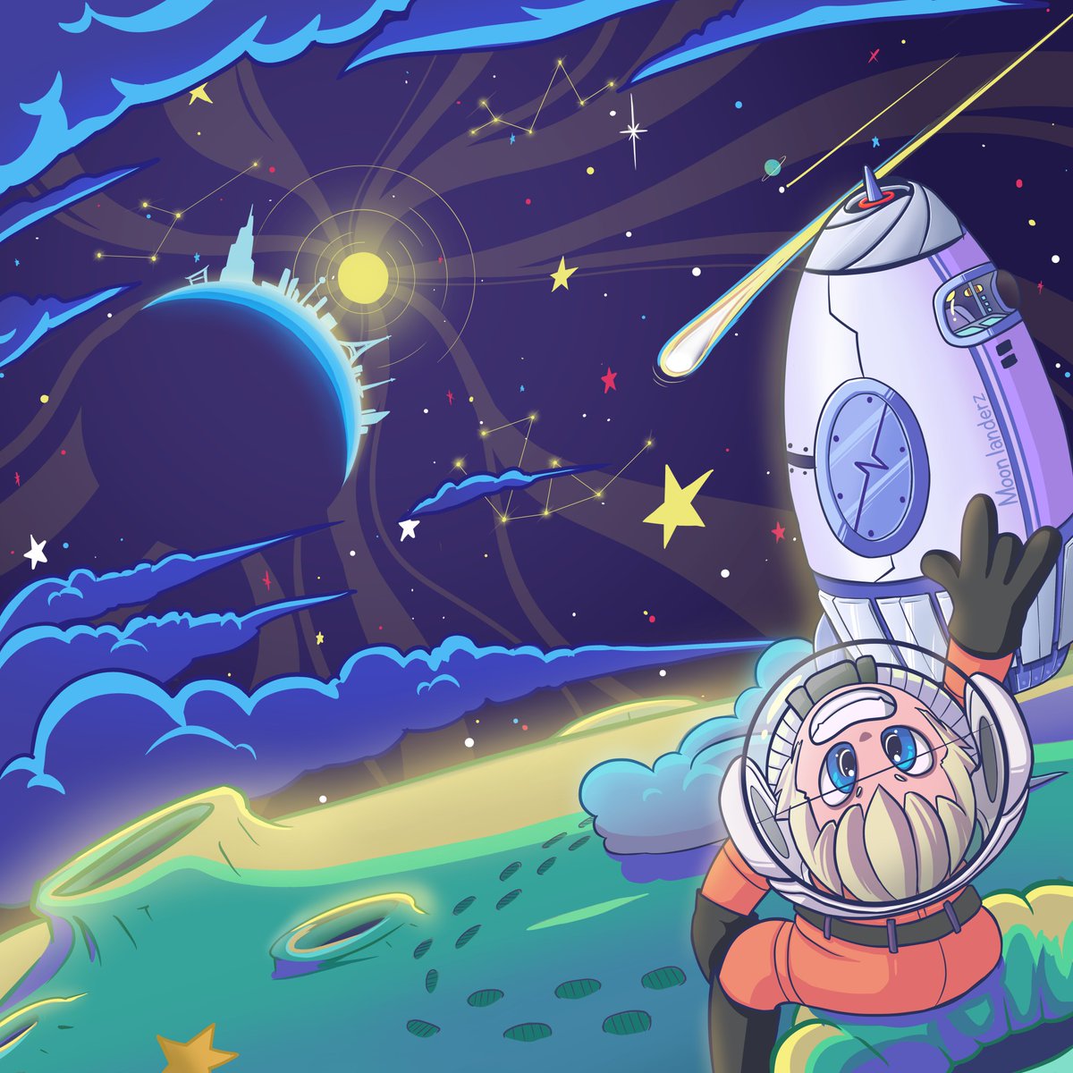 MoonLanderz tweet media