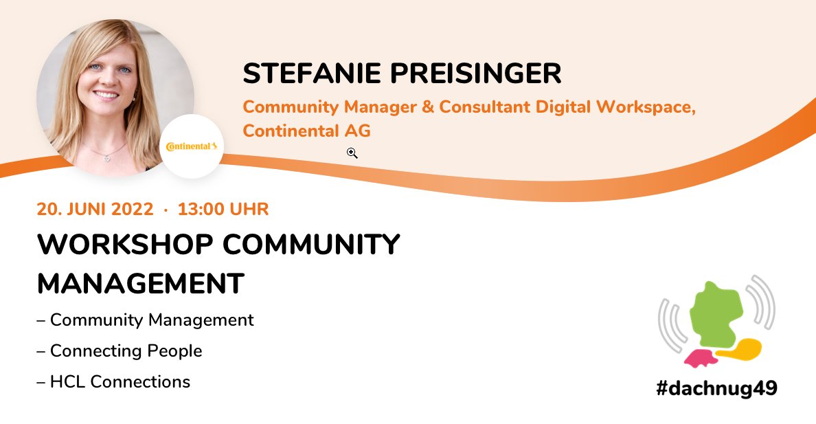 easterlakes's tweet photo. Was haben Community Management und Sportvereine gemeinsam? Die Lösung gibt es im Workshop der @DNUG_Infos in Konstanz. Wir freuen uns auf @StefaniePreisl von der Continental AG, die diesen Workshop für uns und mit uns gestalten wird. Sei dabei! https://t.co/4FMvo3dIJX https://t.co/9AtRtnj3oK