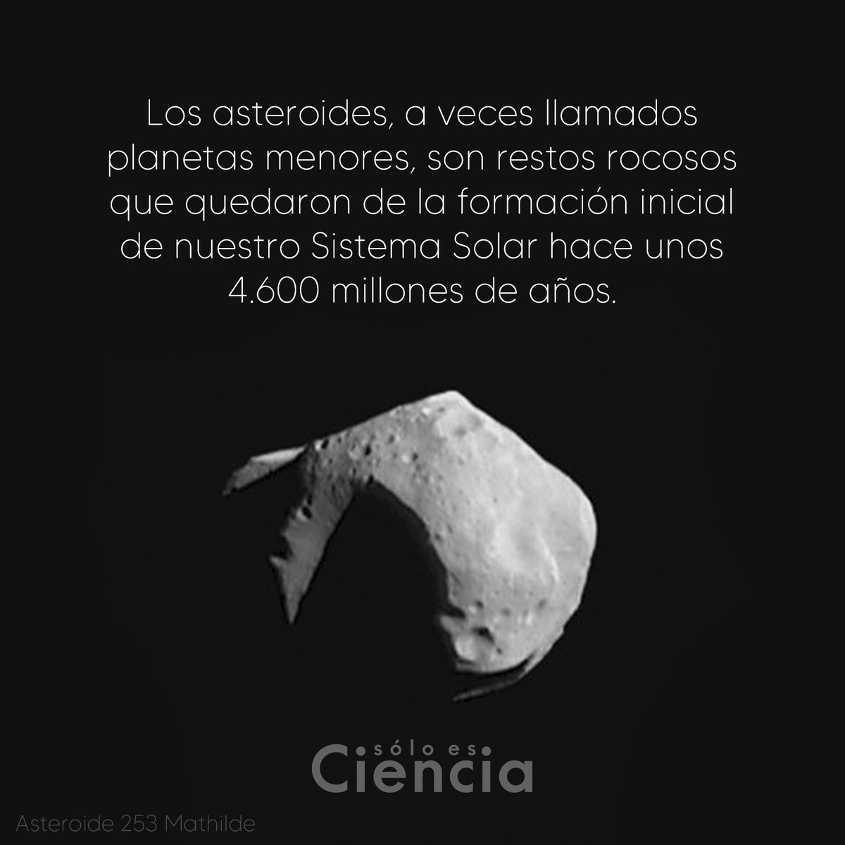 soloesciencia's tweet photo. #Astronomia | Hoy celebramos el Día Internacional de los #Asteroides, implementado por la @ONU_es en memoria del acontecimiento del Bólido de Tunguska (Siberia), ocurrida en 1908. ✨ https://t.co/RRFgcq3YMT