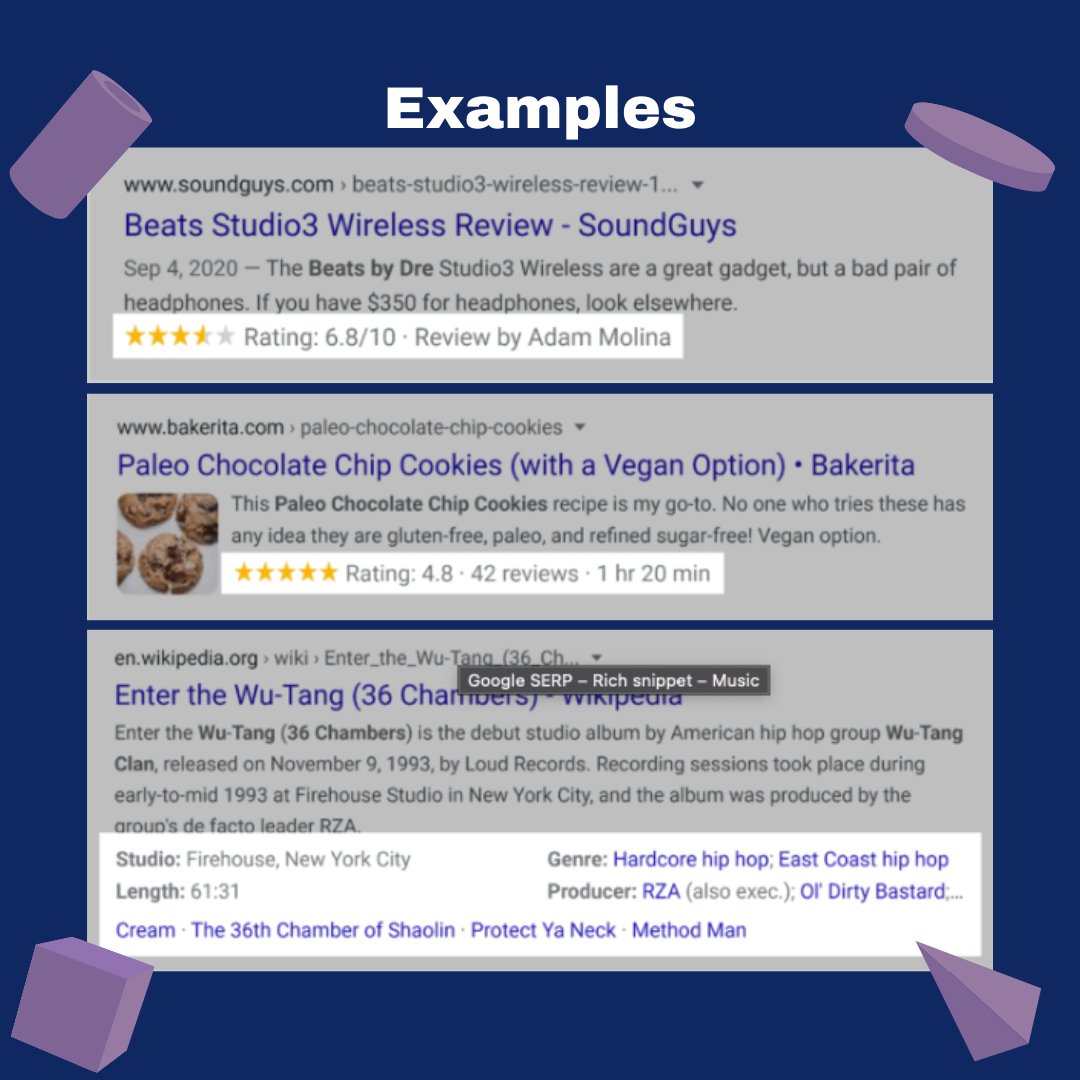 wegotyoudigital's tweet photo. 🧐What are Rich Snippets and why is it important to have them in mind? 

👉Rich Snippet results are more eye-catching than normal search results…which can lead to a higher organic CTR. Users are more likely to click on rich results than non-rich results.

Need help? Contact us! https://t.co/Fl2SOpuoeq