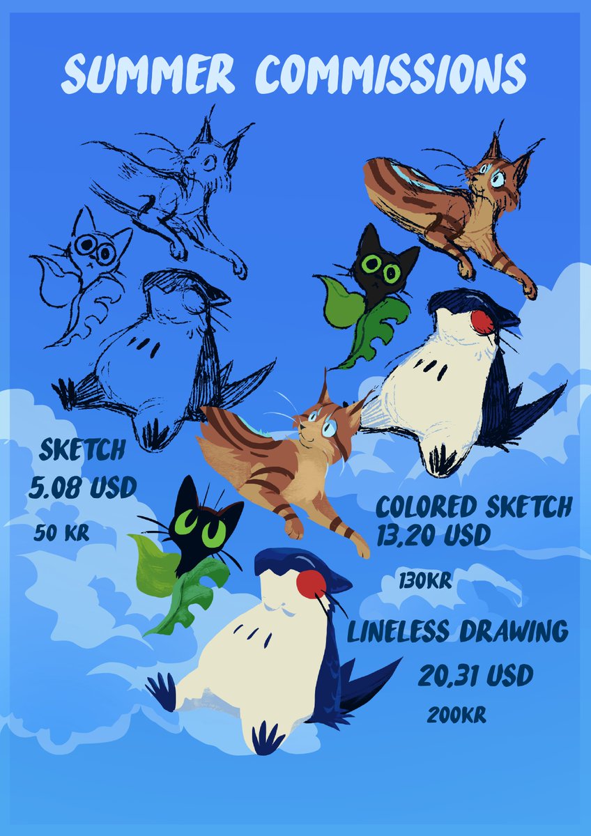 Windseea's tweet photo. Opening summer commissions! 
I accept paypal
To commission please email me at :windsartshop@gmail.com 
or in twitter dms. also please read the rules before commissioning! 
pride commissions i need your character and what flags/flag you want. 
have a nice day/night! https://t.co/1tPmqVUAh7