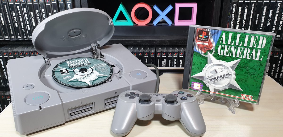 PS1Archive's tweet image. #PS1Archive Here&apos;s Allied General! (The sequel to Panzer General). This WWII turn-based strategy might not show off the #PS1&apos;s graphical capabilities, but it certainly makes up for it in the gameplay/strategy department! 😃 #PSX #PlayStation #RetroGames #GamersUnite