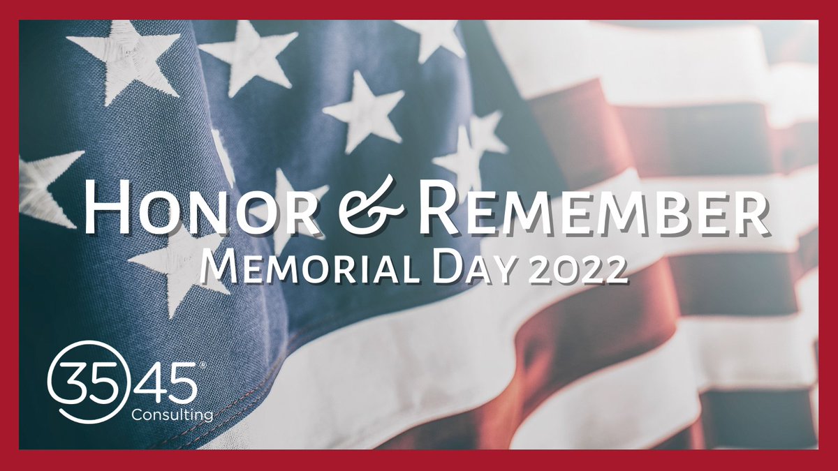 3545_Consulting's tweet photo. Today, we remember the brave men and women who made the ultimate sacrifice. #WeWillNotForget #honorandremember #memorialday2022 https://t.co/pHP5N7SZLu