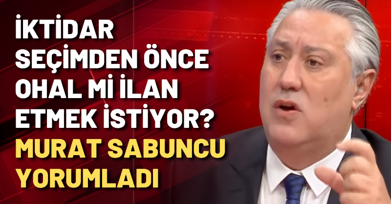 halktvcomtr's tweet photo. ❗️RTÜK'ten 4 kanala Kılıçdaroğlu cezası

İktidar seçimden önce OHAL mi ilan etmek istiyor? Murat Sabuncu (@muratsabuncum) yorumladı

Levent Gültekin ve Murat Sabuncu ile #2Yorum