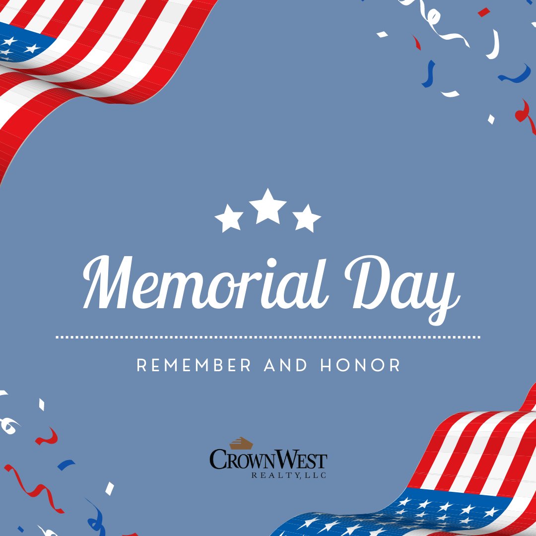 We use today to count our blessings and remember the service, sacrifice and selflessness of our fallen heroes. #MemorialDay