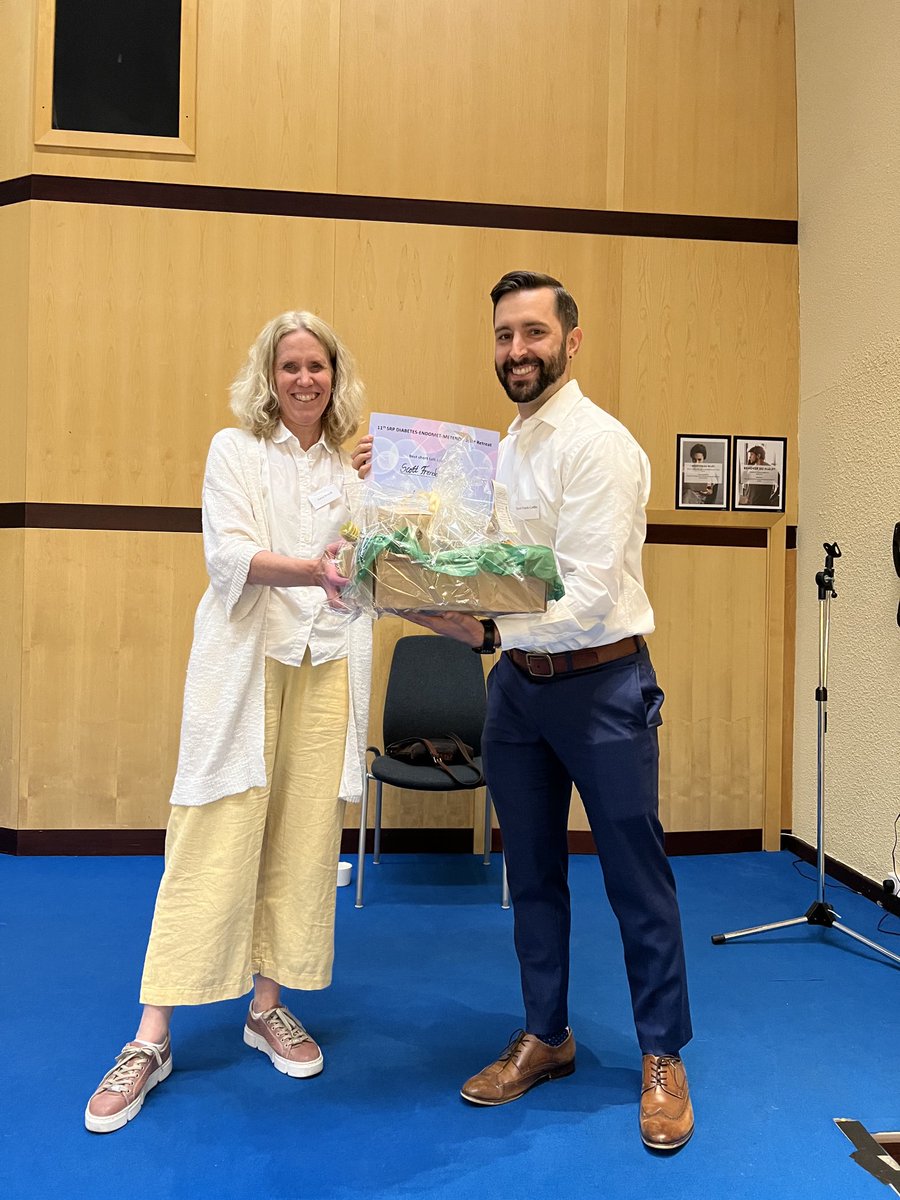 and best presentation award at SRP Diabetes 2022, big congrats Scott!!