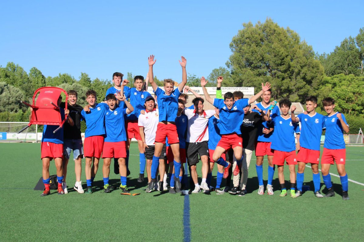 ActurPIglesias's tweet photo. ⚽ JUVENIL C |
Nuestros chicos, tras imponerse en Zuera (0-1), disputarán la final de la Copa Centenario de 1a Juvenil (categoría ORO) ante el @DeliciasCD.
¡A por ella chavales!
🏆🏆🏆🏆🏆
#TodoAlRojo 🔴⚪
#VamosAPI 🔴⚪
#SomosActur https://t.co/TTs3hni3i2